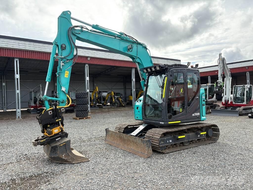 Kobelco SK75SR-7 Midigraafmachines 7t - 12t