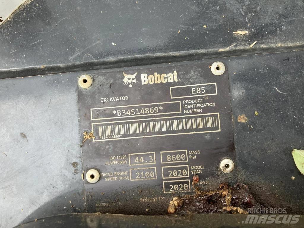 Bobcat E 85 Midigraafmachines 7t - 12t