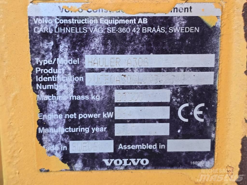 Volvo A30G Knik dumptrucks