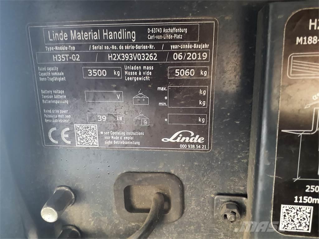 Linde H35T LPG heftrucks
