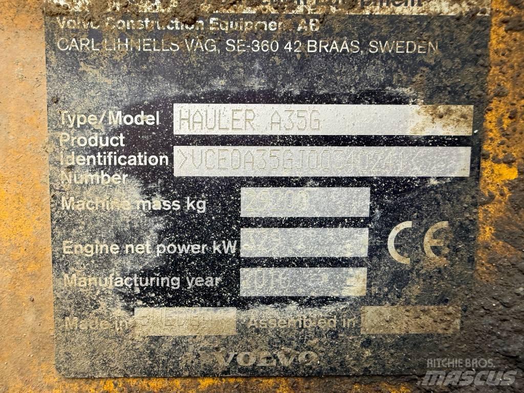 Volvo A 35 G Knik dumptrucks