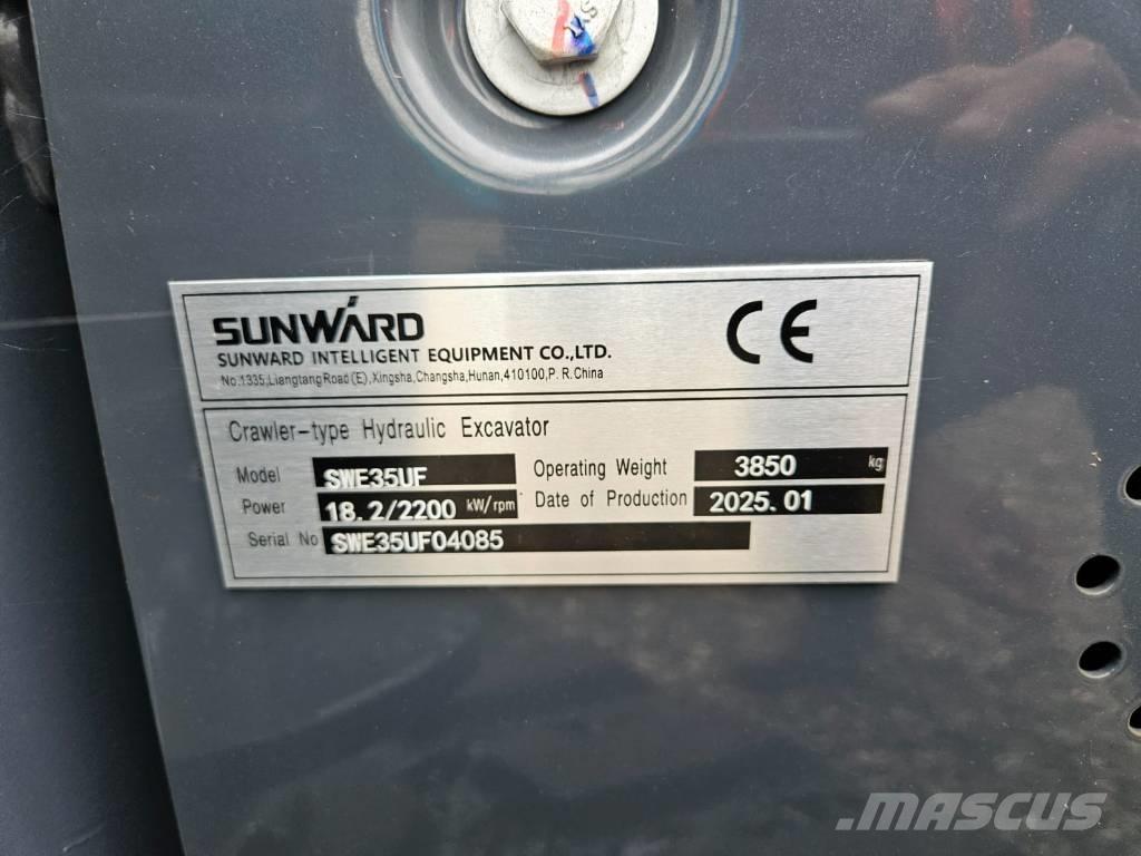 Sunward SWE 35 UF Minigraafmachines < 7t