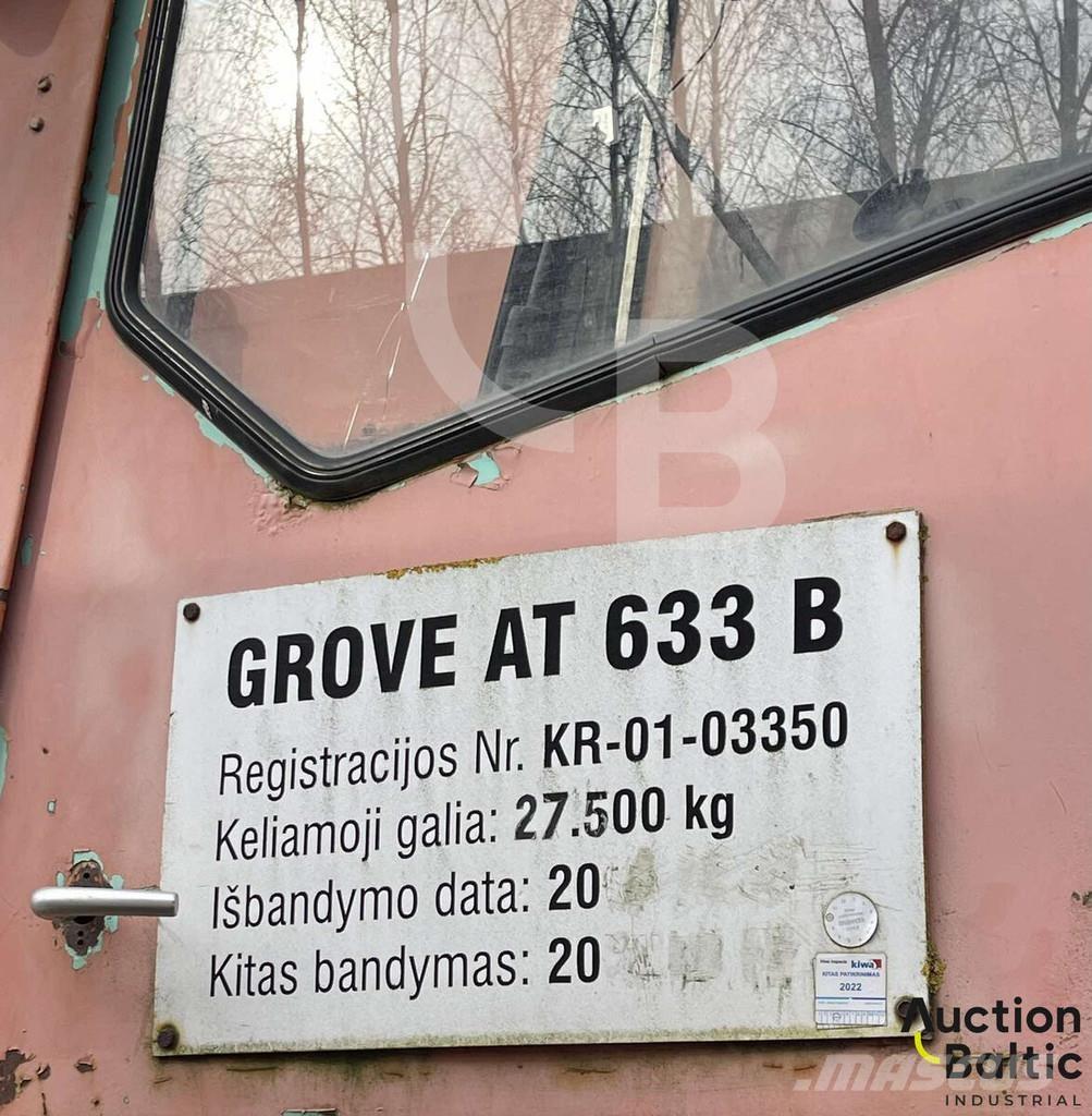 Grove AT 633 B Vlakke laadvloer met kraan