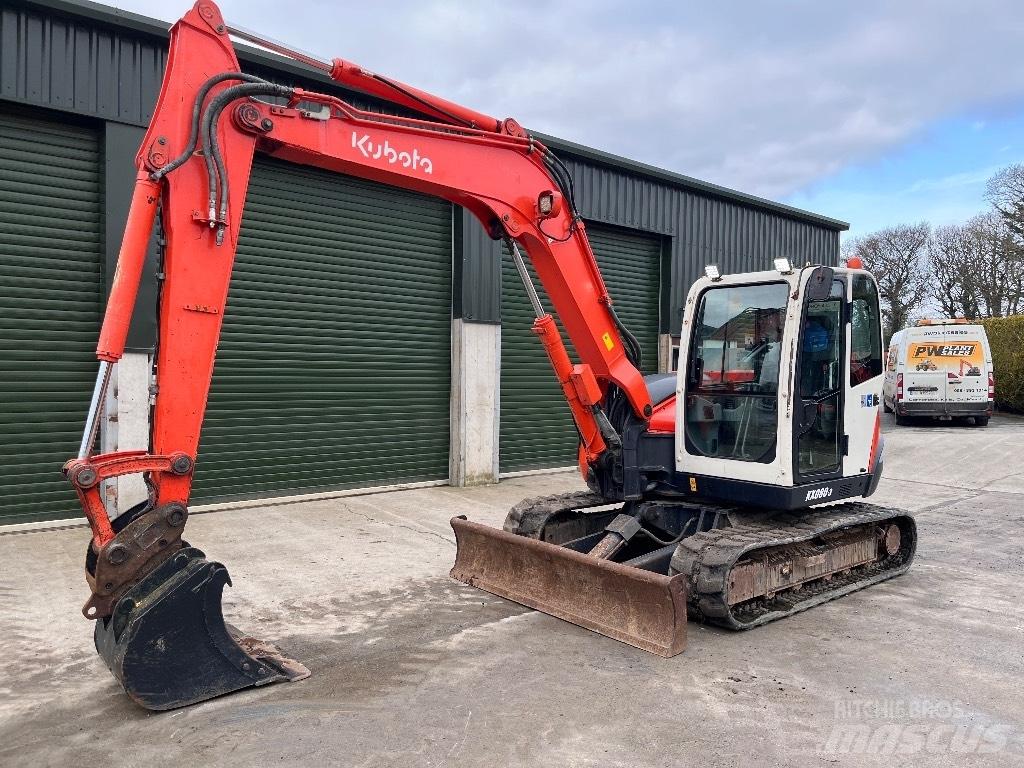 Kubota KX 080-3 Minigraafmachines < 7t