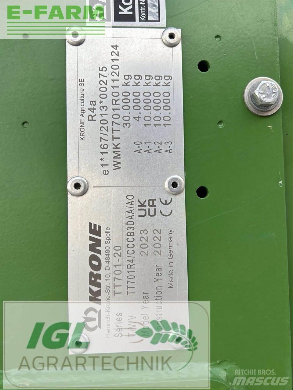 Krone tx 560 Graantransportwagen