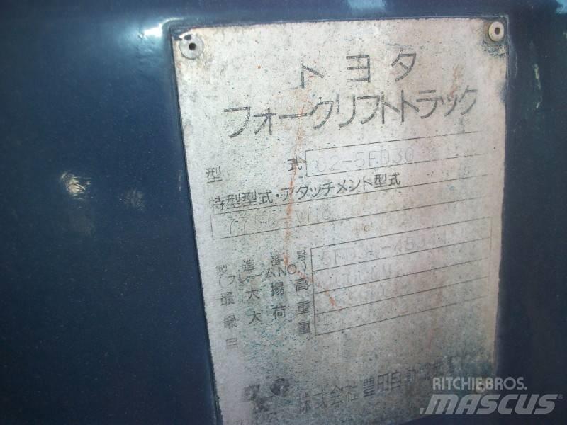 Toyota 5 FD 30 Diesel heftrucks