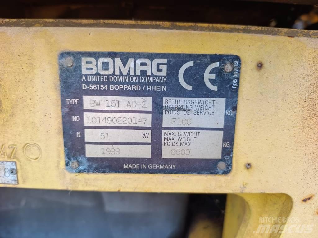 Bomag BW 151 AD-2 Duowalsen