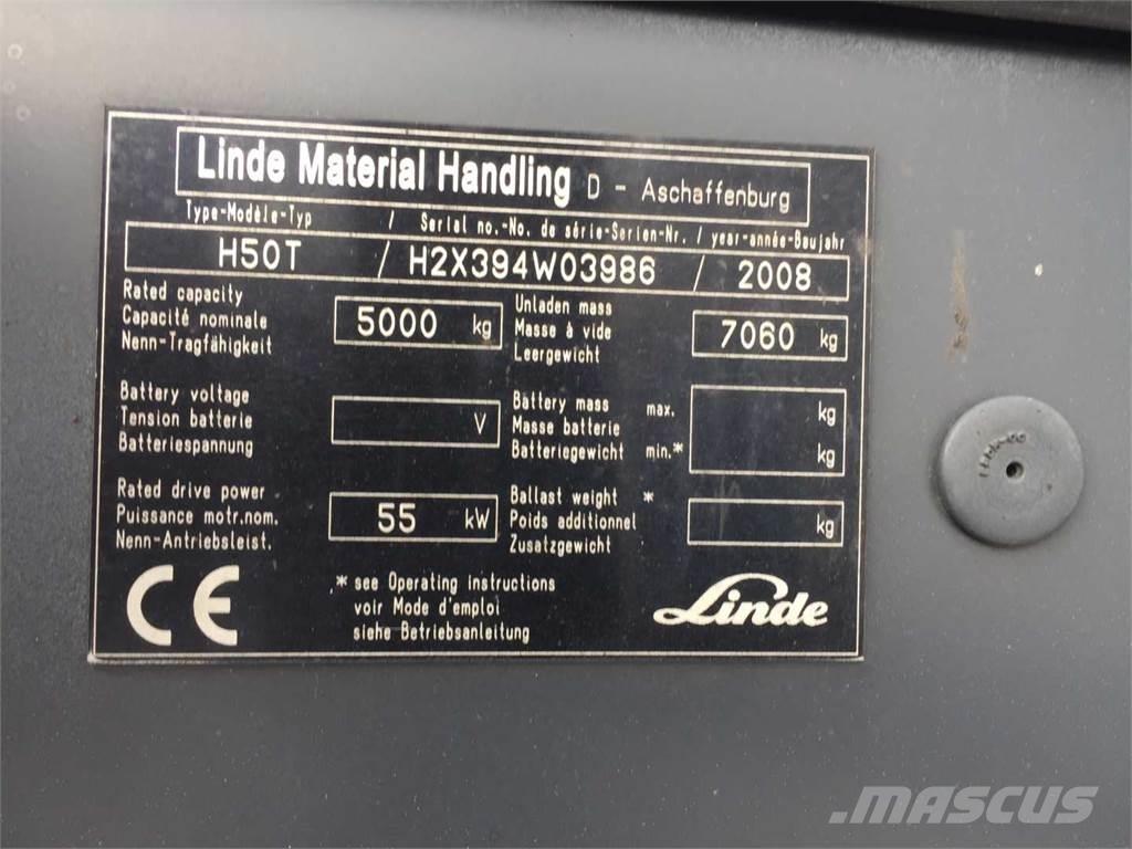 Linde H50T LPG heftrucks