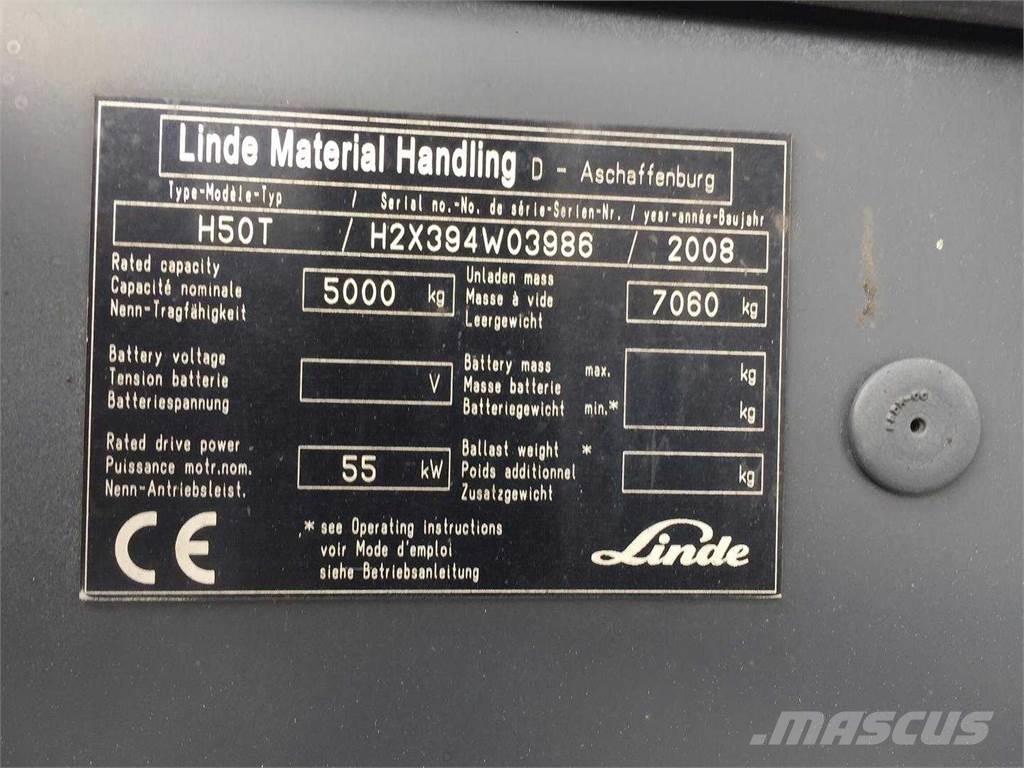 Linde H50T LPG heftrucks