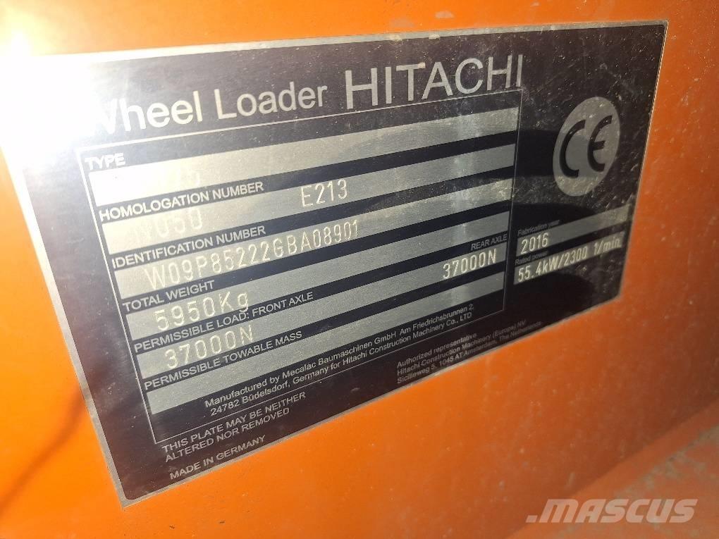 Hitachi ZW75 Wielladers