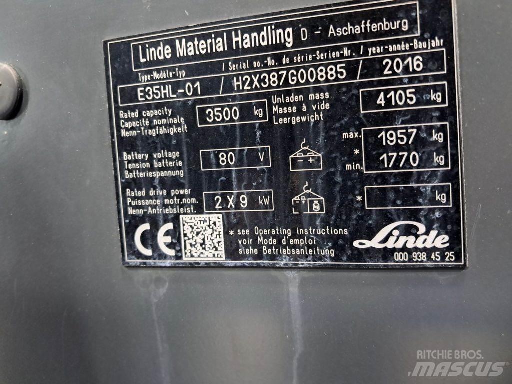 Linde E35HL-01 Elektrische heftrucks