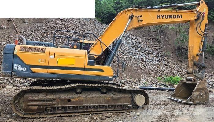 Hyundai HX 300 Rupsgraafmachines