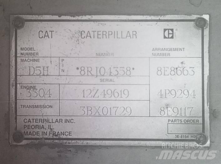CAT D 5 H Rupsdozers