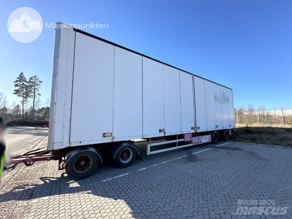 Ekeri L/L-4 Gesloten opbouw trailers