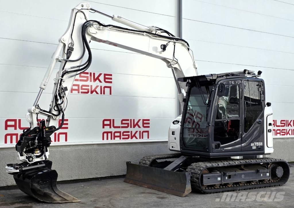 Kobelco SK 75 SR - 7 Midigraafmachines 7t - 12t