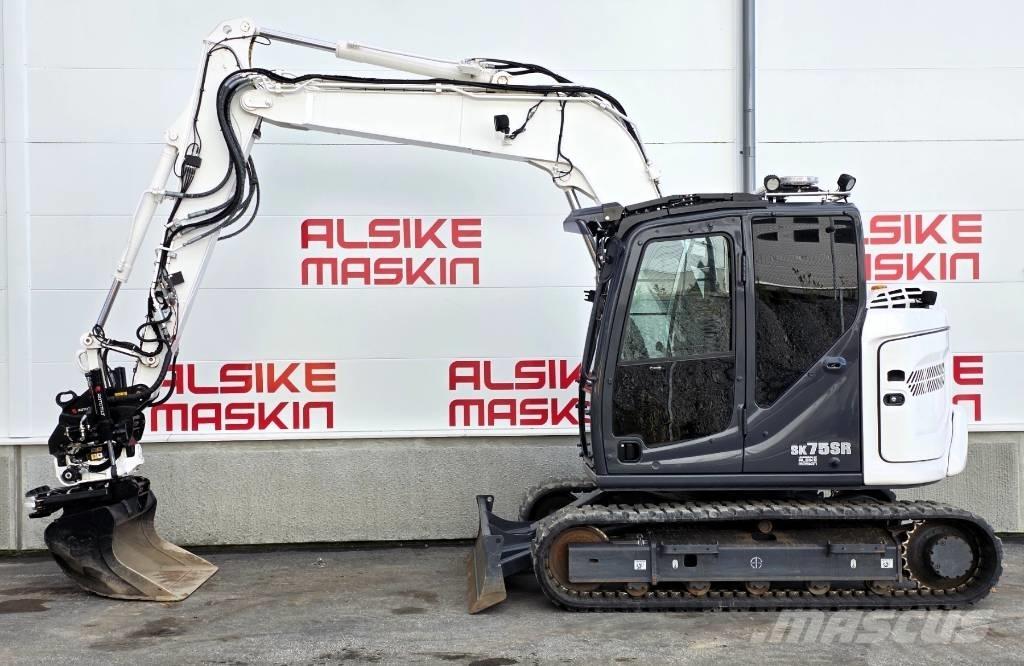Kobelco SK 75 SR - 7 Midigraafmachines 7t - 12t