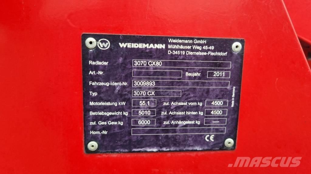 Weidemann 3070CX60 Wielladers