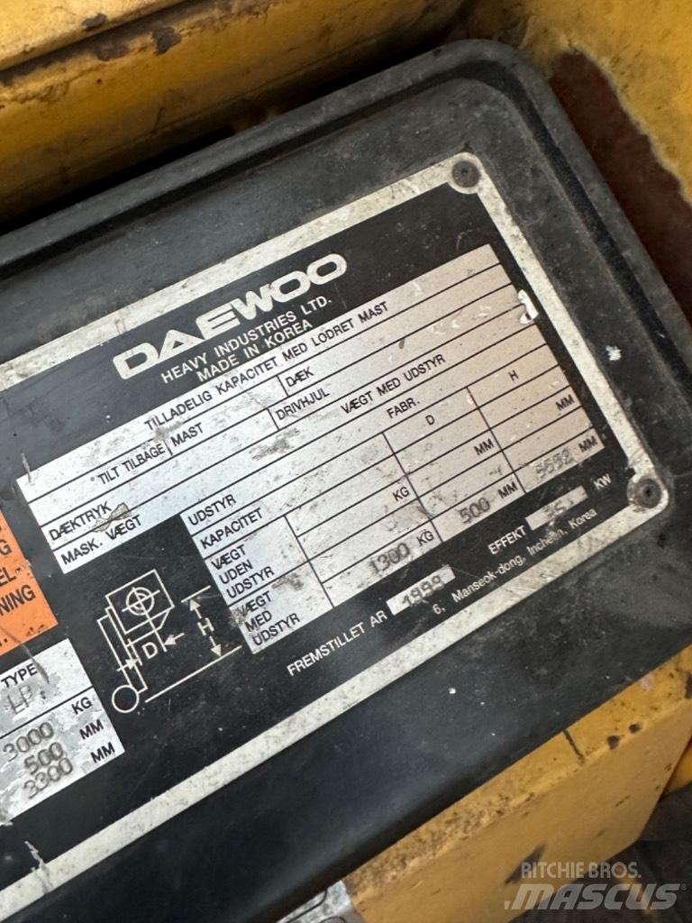 Daewoo G30E LPG heftrucks
