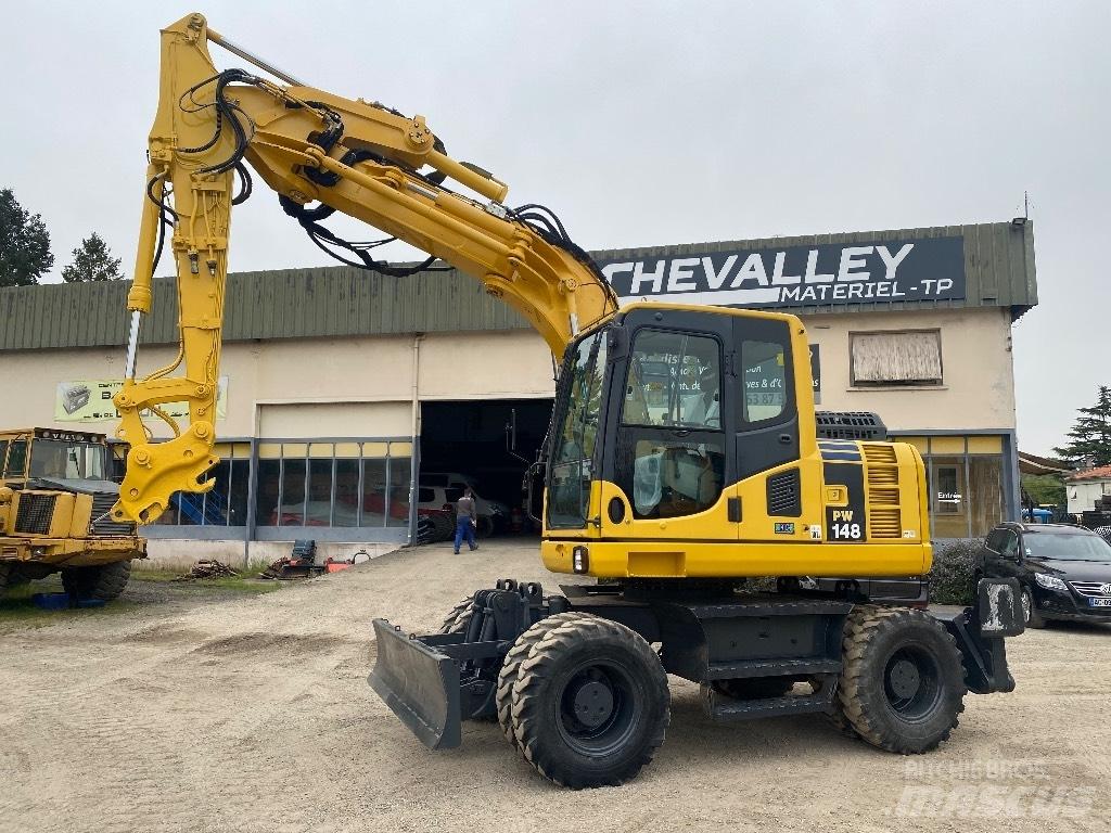 Komatsu PW 148-8 Wielgraafmachines