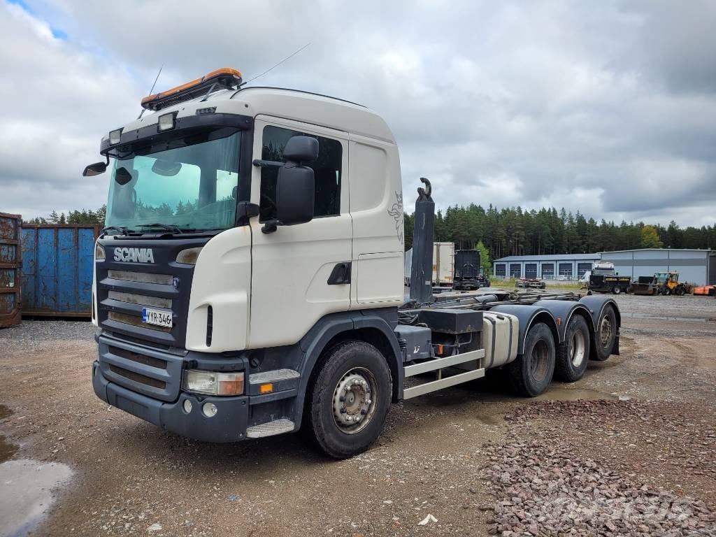 Scania G 420 Vrachtwagen met containersysteem