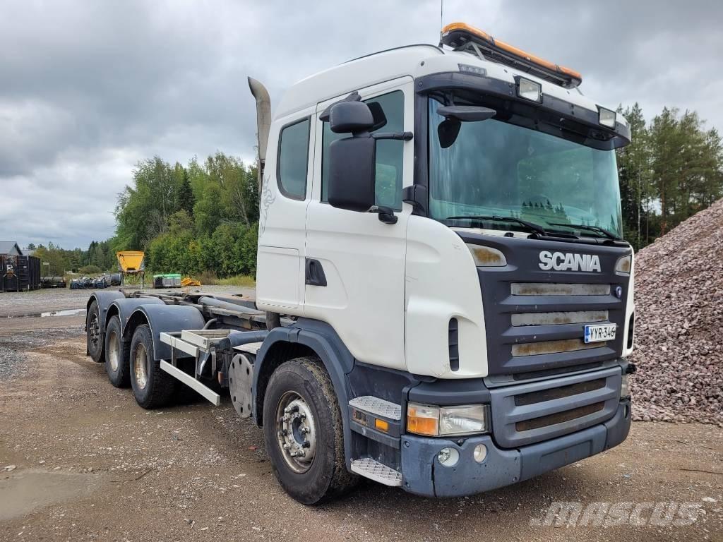 Scania G 420 Vrachtwagen met containersysteem