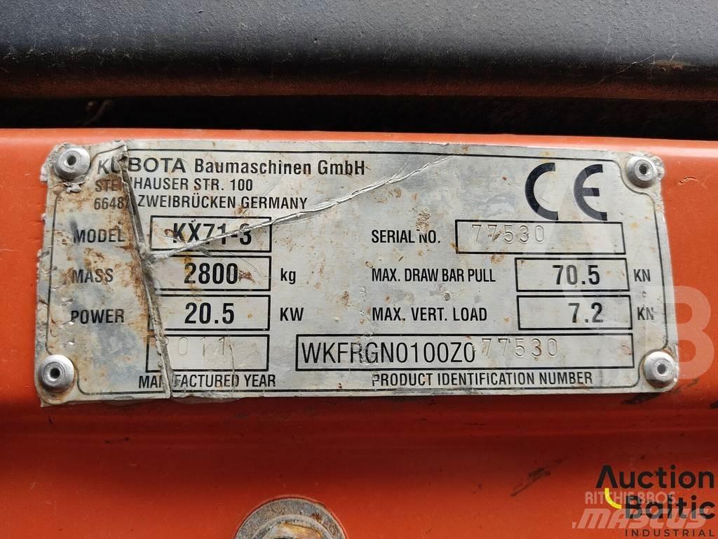 Kubota KX 71-3 Minigraafmachines < 7t
