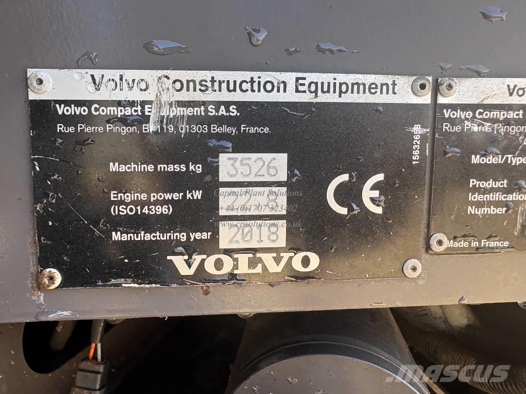 Volvo ECR 35 D Minigraafmachines < 7t