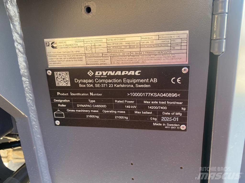 Dynapac CA 6500 D Trilrolwalsen