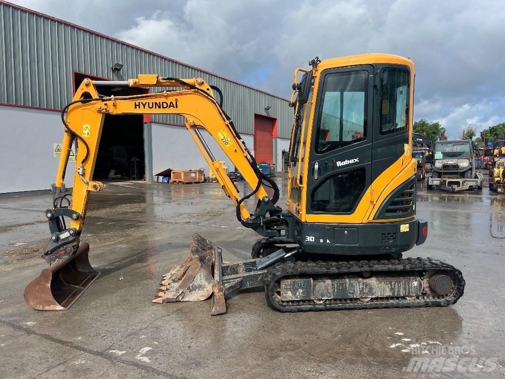 Hyundai R30 Z-9AK Minigraafmachines < 7t