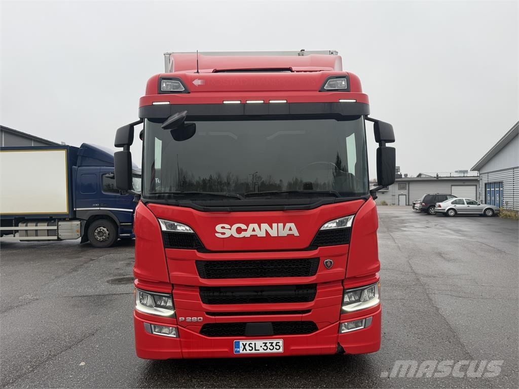 Scania P280 4X2 Bakwagens met gesloten opbouw