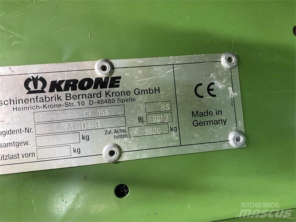 Krone CF 155 XC Ronde-balenpersen