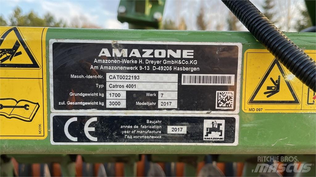 Amazone Catros 4001 Schijveneggen
