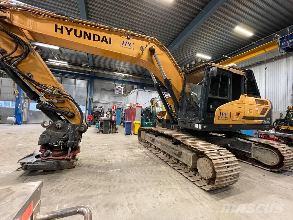 Hyundai HX 260 L Rupsgraafmachines