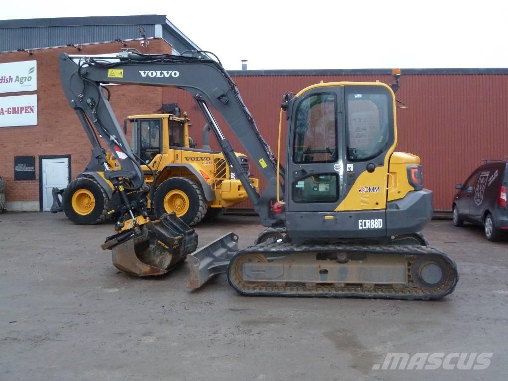 Volvo ECR 88 D Midigraafmachines 7t - 12t