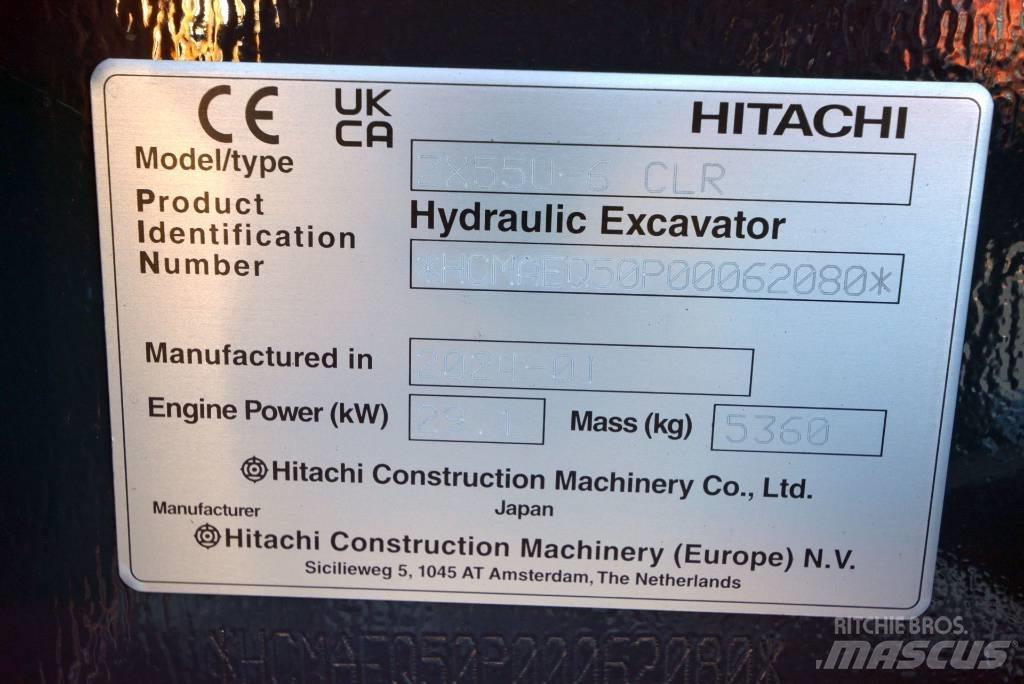 Hitachi ZX 55 U-6 Minigraafmachines < 7t