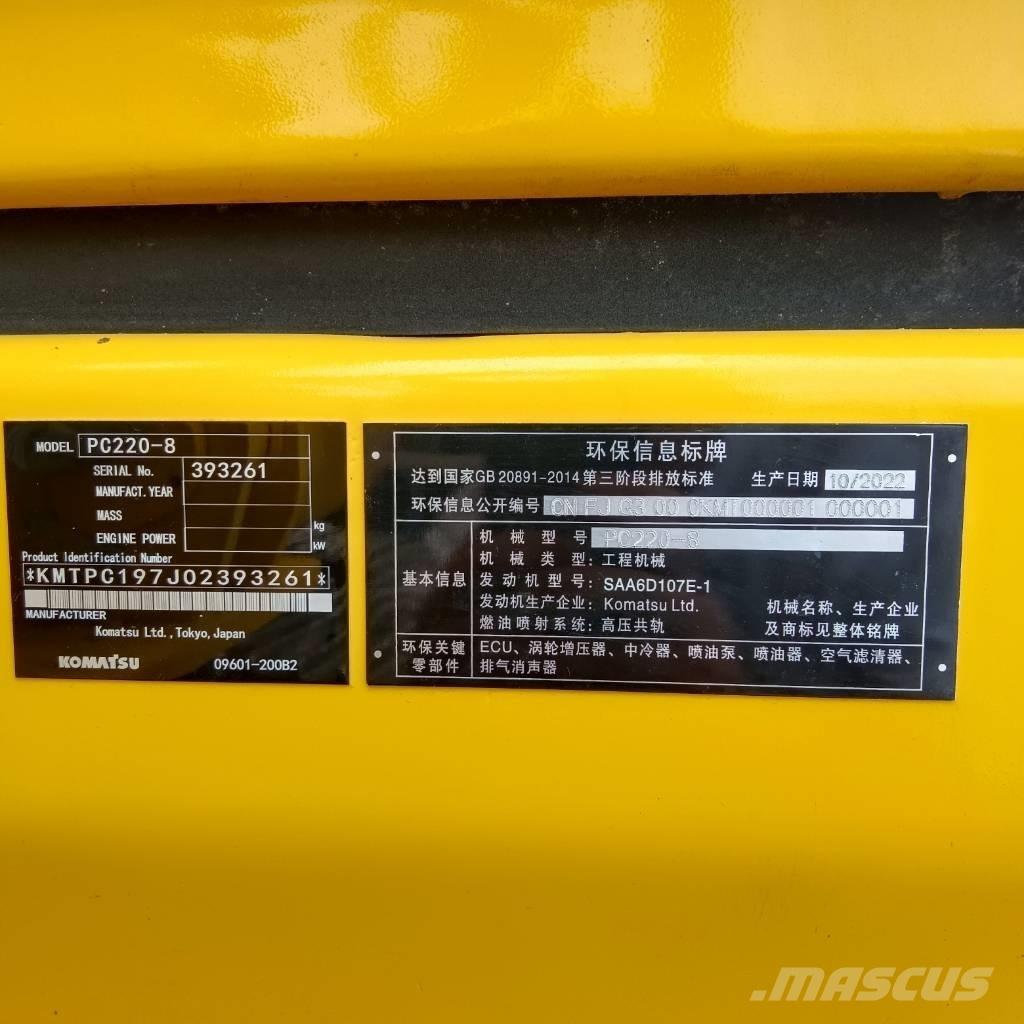 Komatsu PC 220 LC-8 Rupsgraafmachines