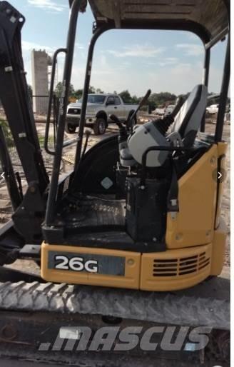 John Deere 26G Minigraafmachines < 7t
