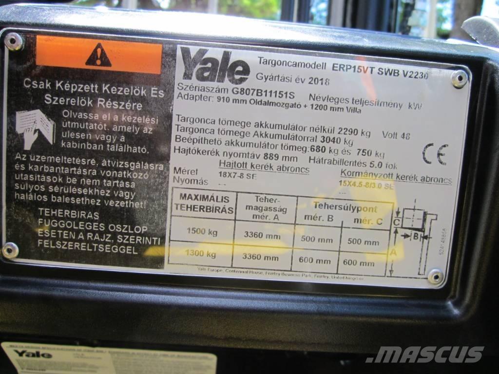 Yale ERP15VT Elektrische heftrucks