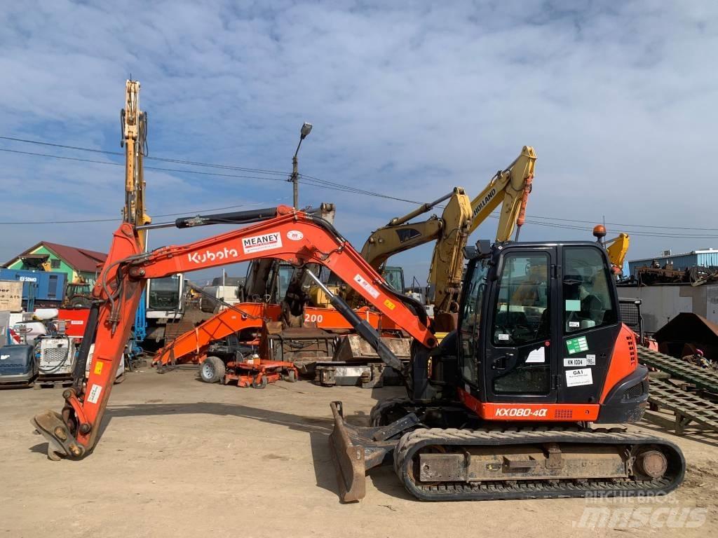 Kubota KX 080-4A Midigraafmachines 7t - 12t