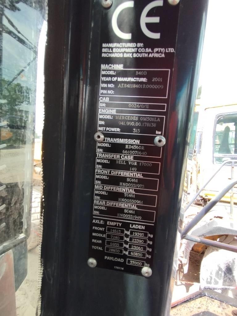 Bell B 40 D Knik dumptrucks