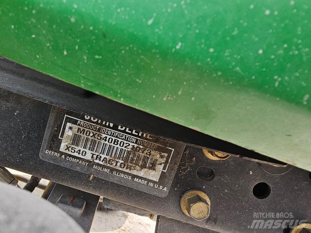 John Deere X 540 Compacttrekkers