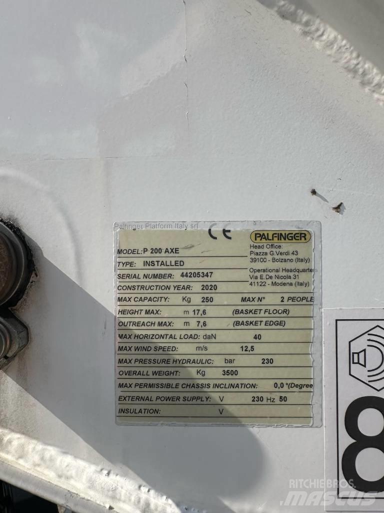 Palfinger P 200 AXE Auto hoogwerkers