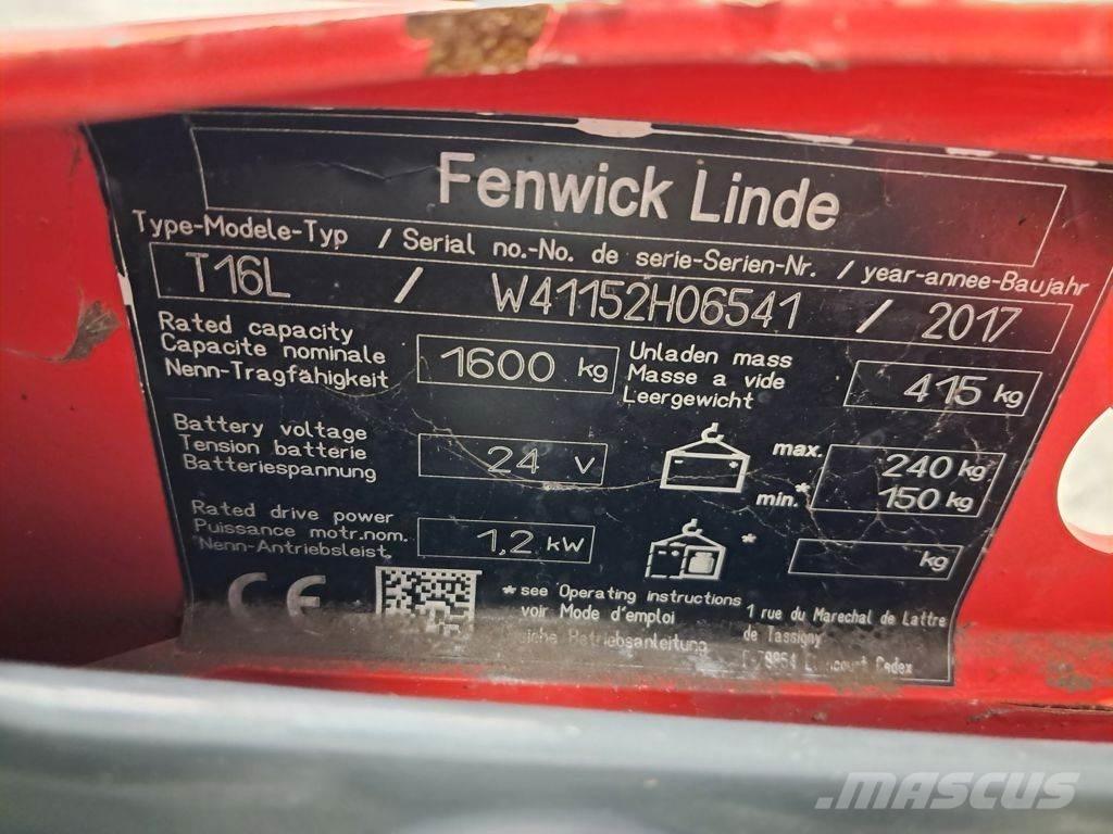 Linde T16L Electro-pallettrucks