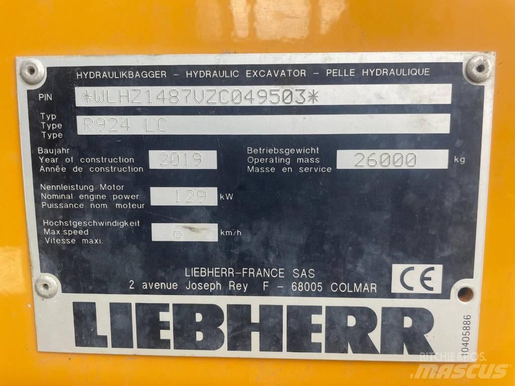 Liebherr R924 G8 Rupsgraafmachines