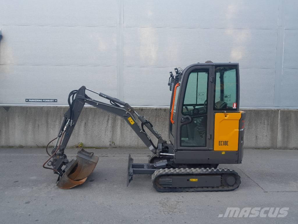 Volvo EC18E Minigraafmachines < 7t