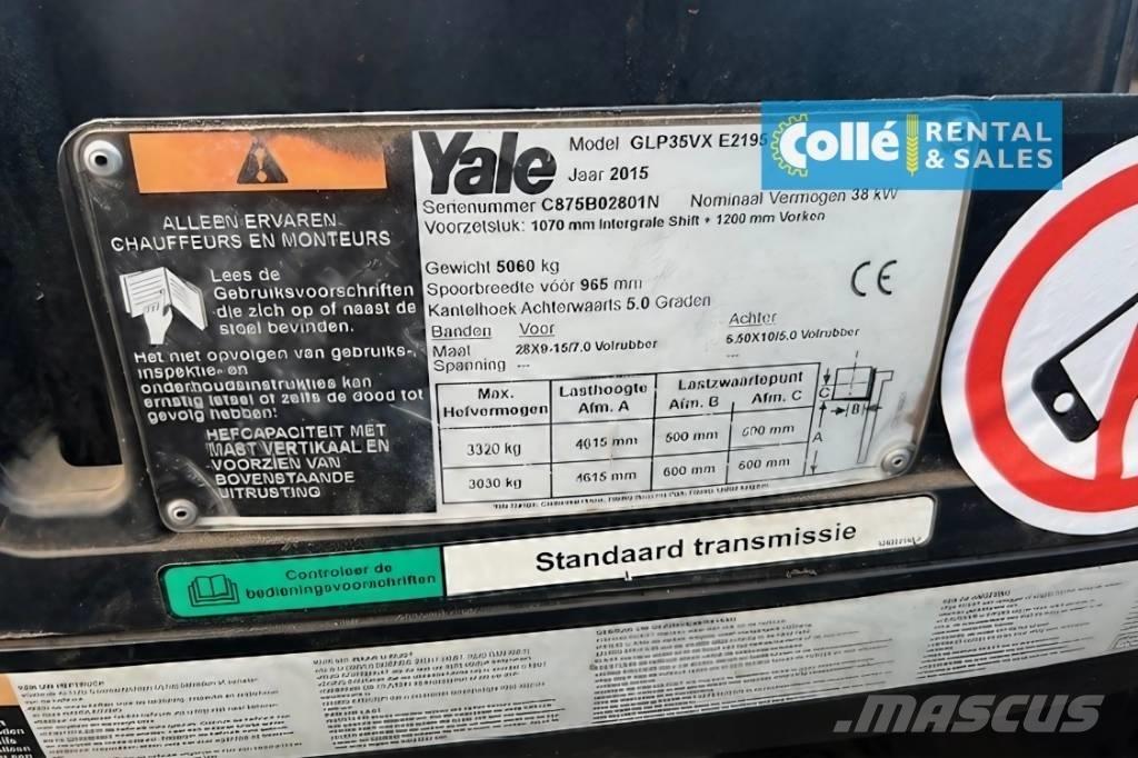 Yale GLP 35 VX | 2015 LPG heftrucks