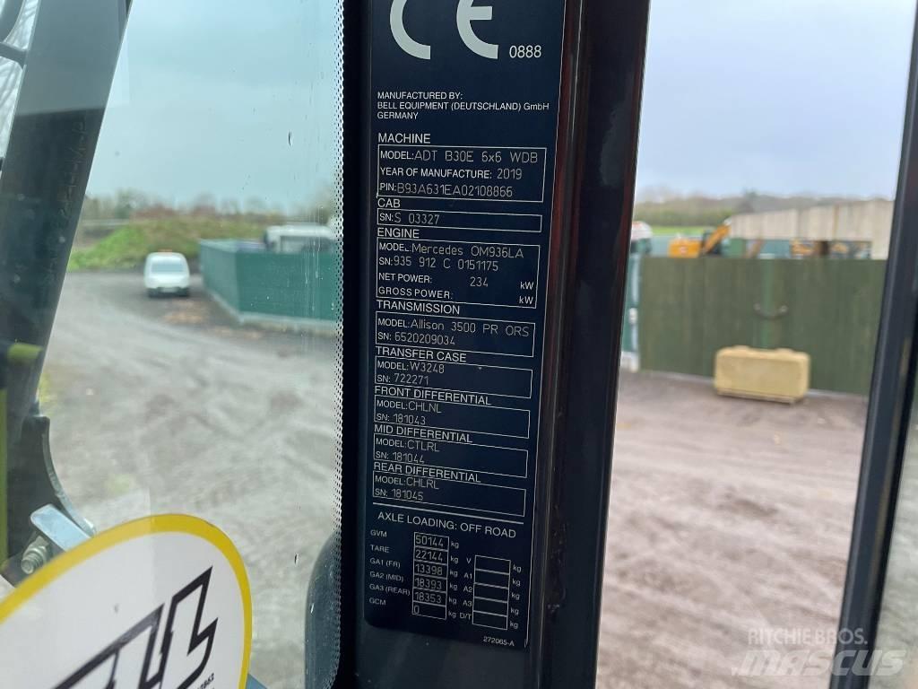Bell B 30 E Knik dumptrucks