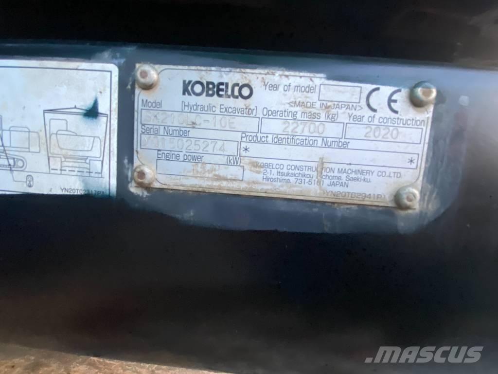 Kobelco SK210LC-10E Rupsgraafmachines