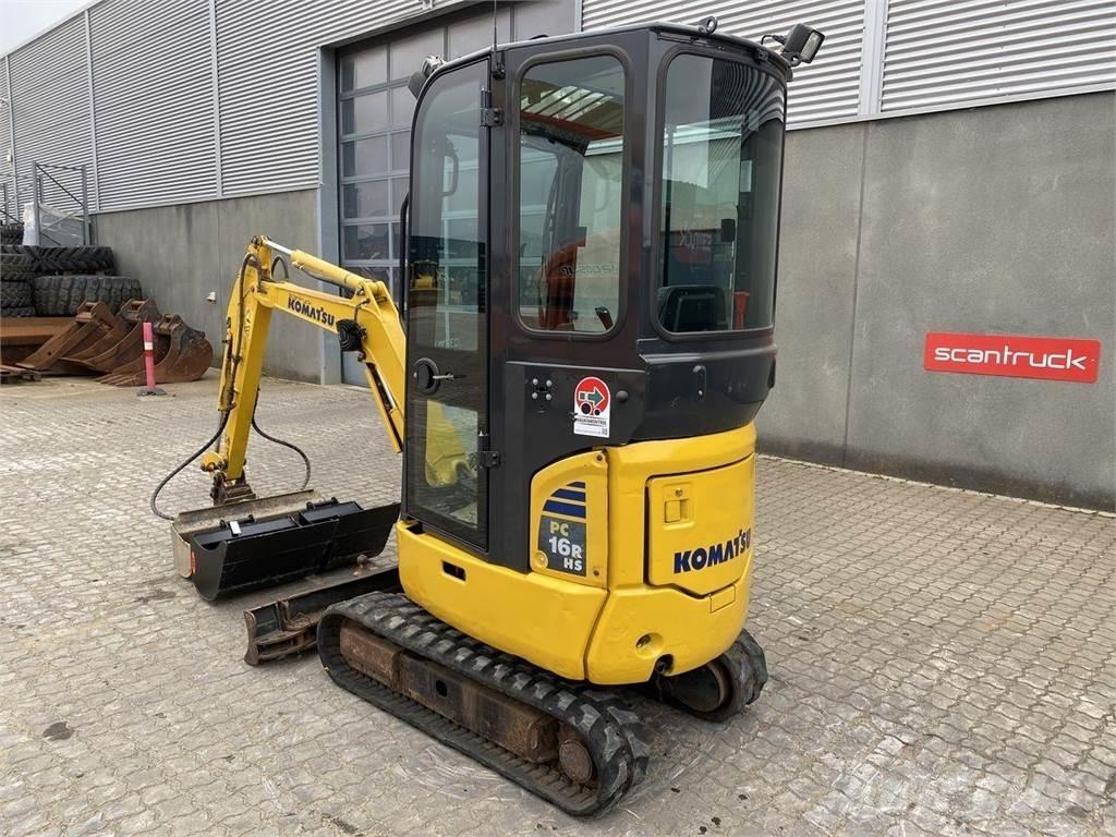 Komatsu PC16R-3HS Wielgraafmachines