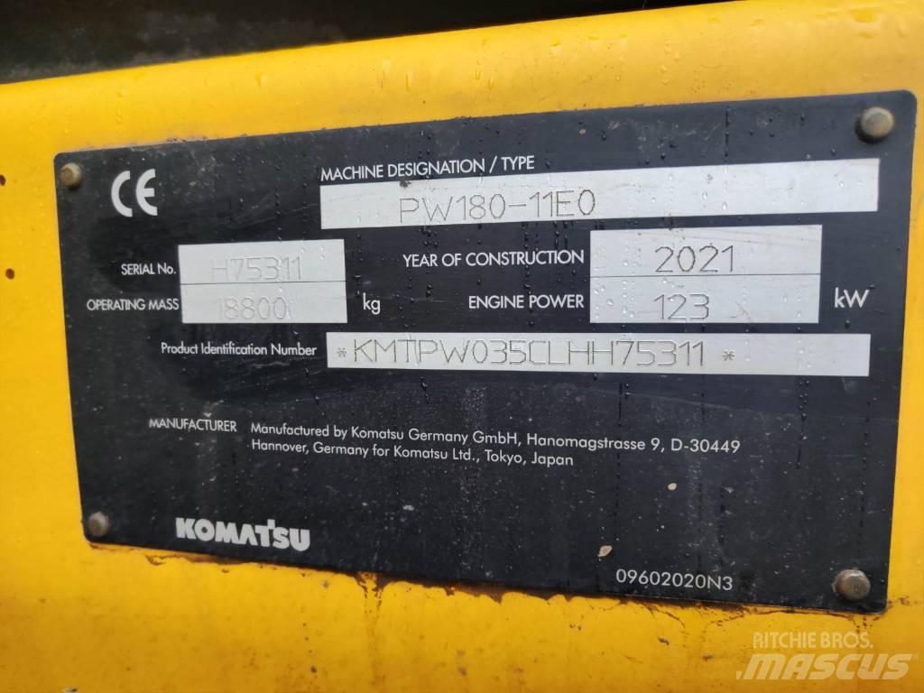 Komatsu PW180-11 Wielgraafmachines